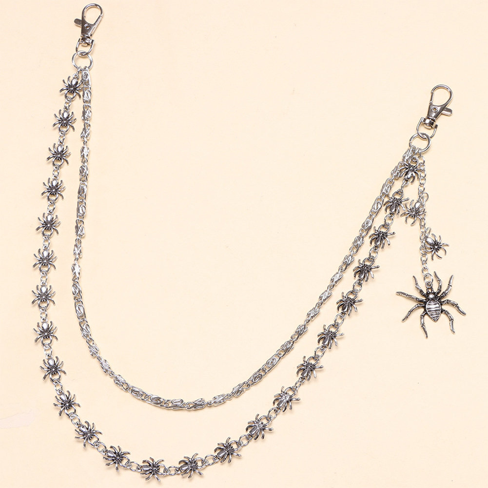 Body Jewelry For Men - Spider Gothic Dark Double Layer Denim