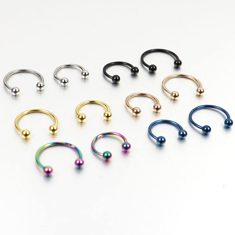 Body Jewelry Ear Plugs - 2pcs 0.8mm 1.2mm 20G 16G Ball