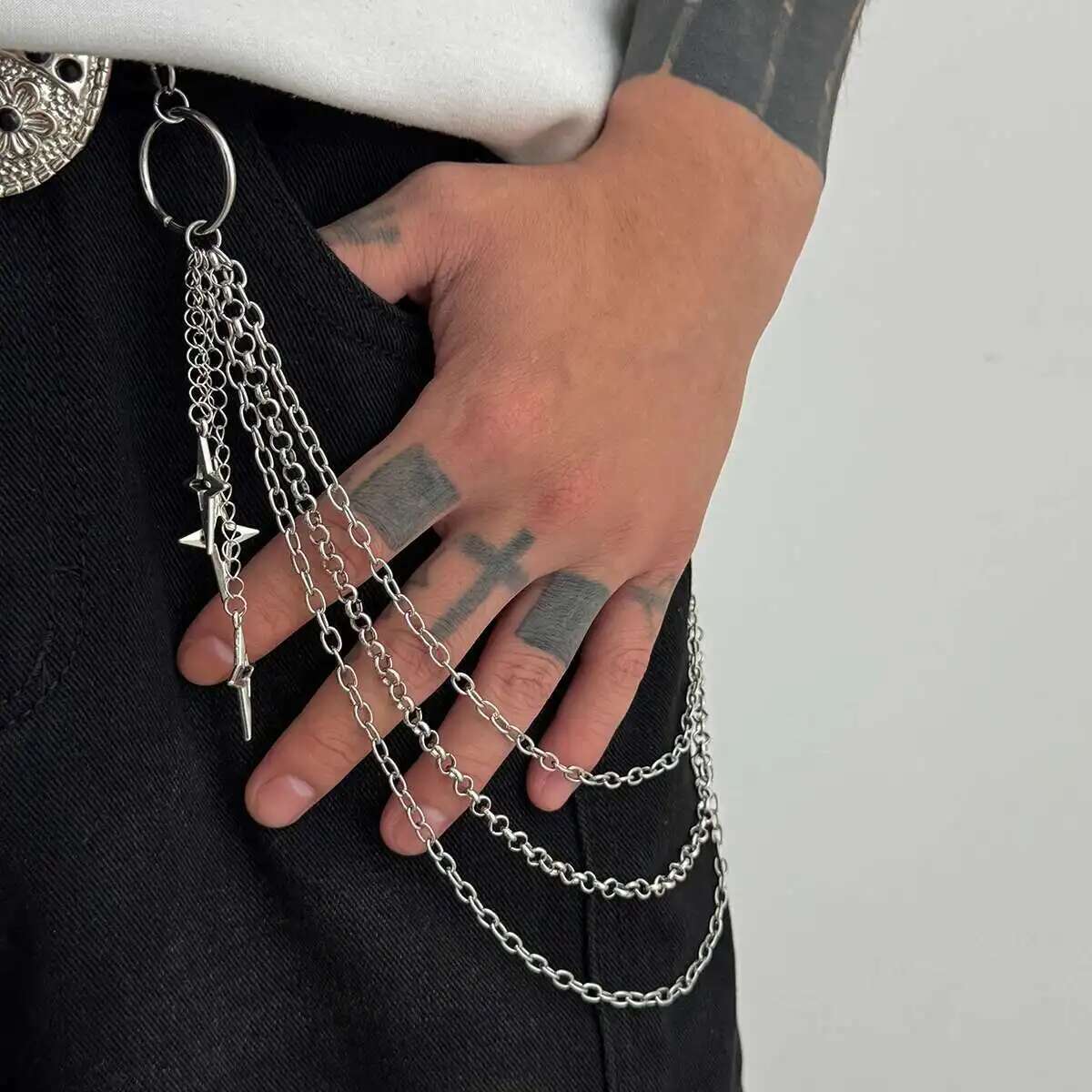 Ingemark Trendy Creative Cross - Body Jewelry For Men ulasan dan harga