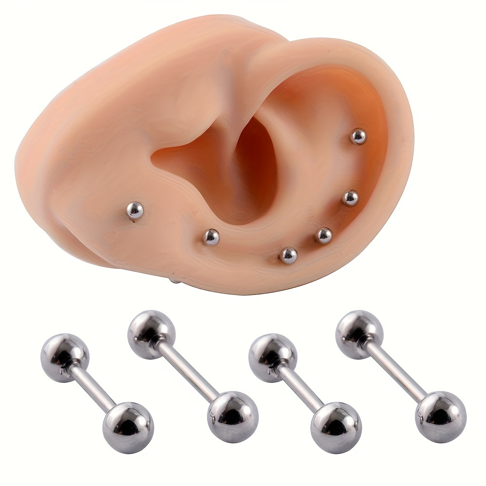 10pcs Minimalist Stainless Ste - Body Jewelry Barbell ulasan dan harga