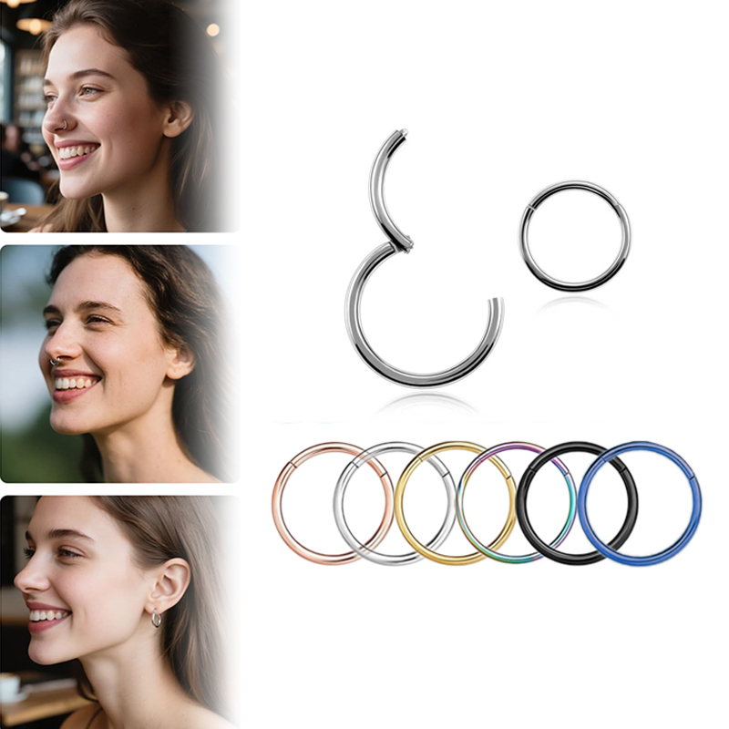 16G 316L Surgical Steel Hinged - Body Jewelry Ear ulasan dan harga
