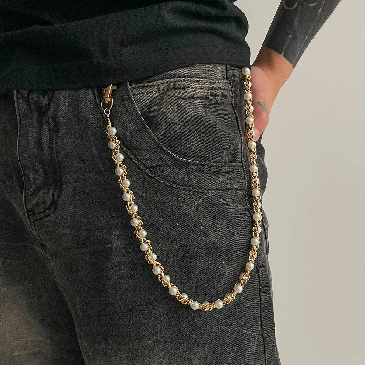 Ingemark Punk Imitation Pearl  - Body Jewelry For Men ulasan dan harga
