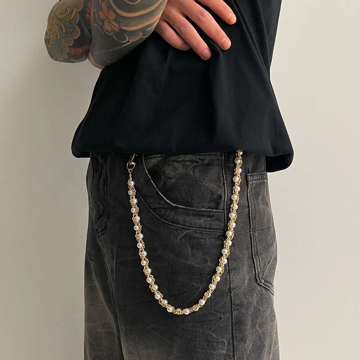 Ingemark Punk Imitation Pearl  - Body Jewelry For Men ulasan dan harga