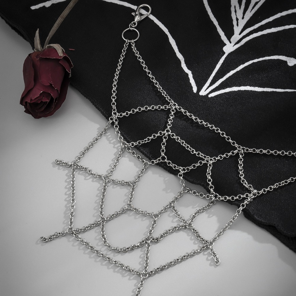 Gothic Punk Sliver Color Spide - Body Jewelry For Men ulasan dan harga