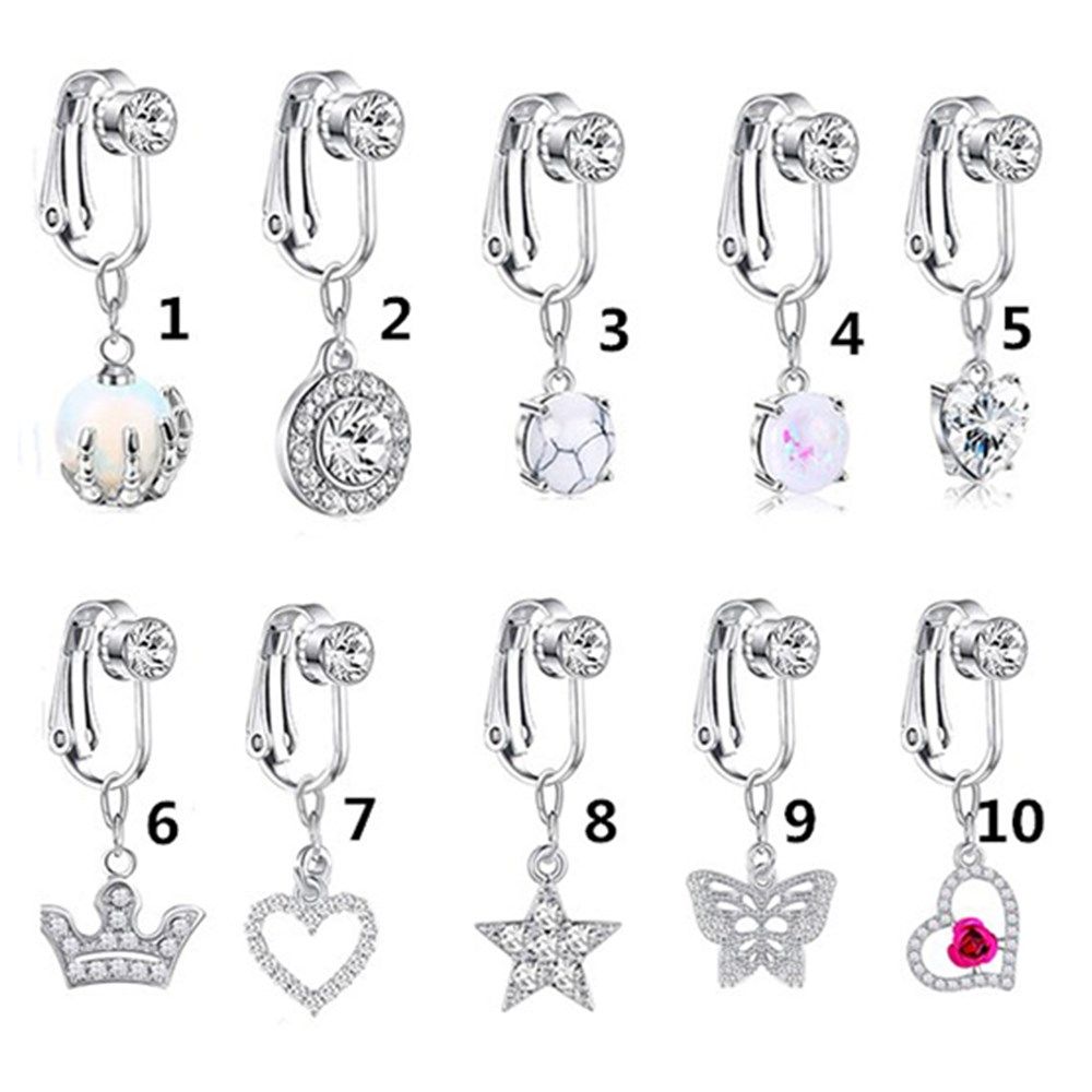Accessories Clip On Earrings C - Body Jewelry Earrings ulasan dan harga