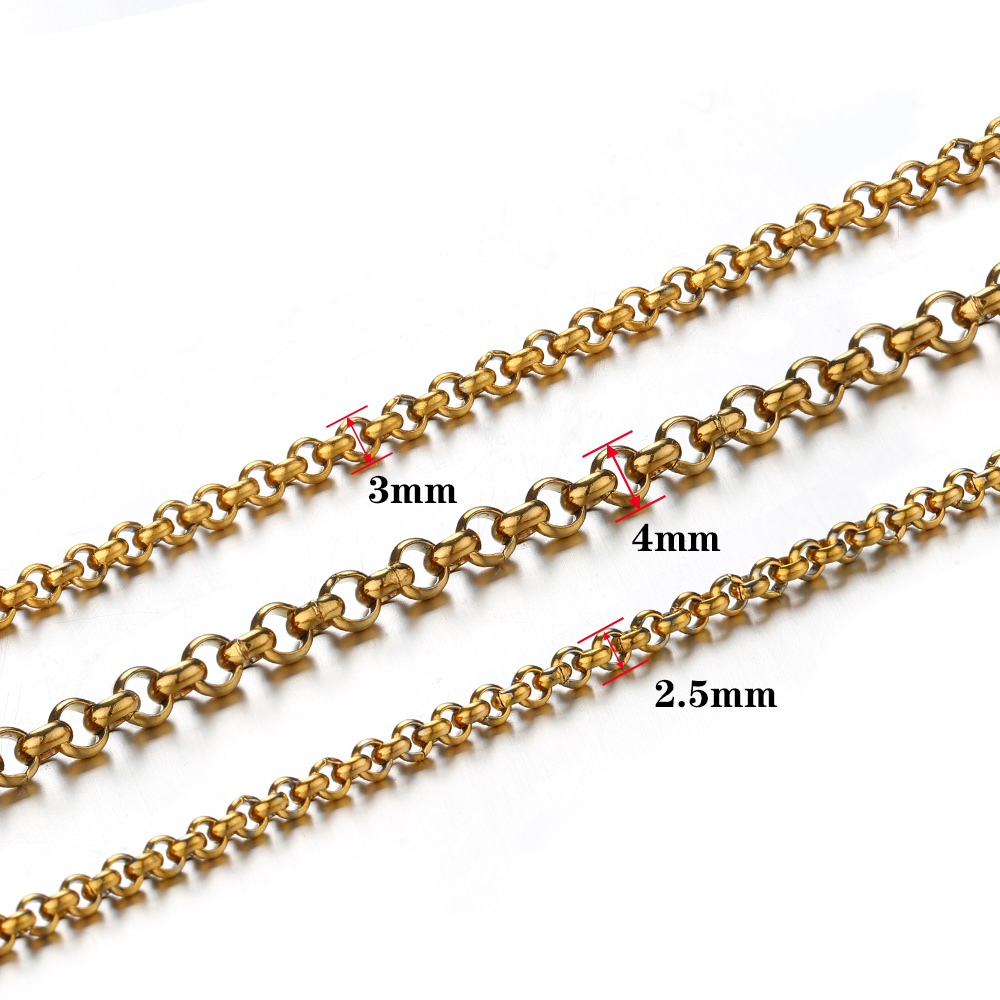 1 Meter 2-4mm Stainless Steel  - Body Jewelry Chains ulasan dan harga