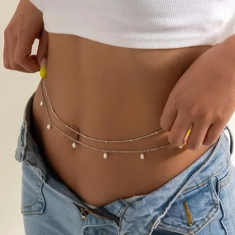 New Charm Sexy Double Layer Bu - Body Jewelry For Sale ulasan dan harga