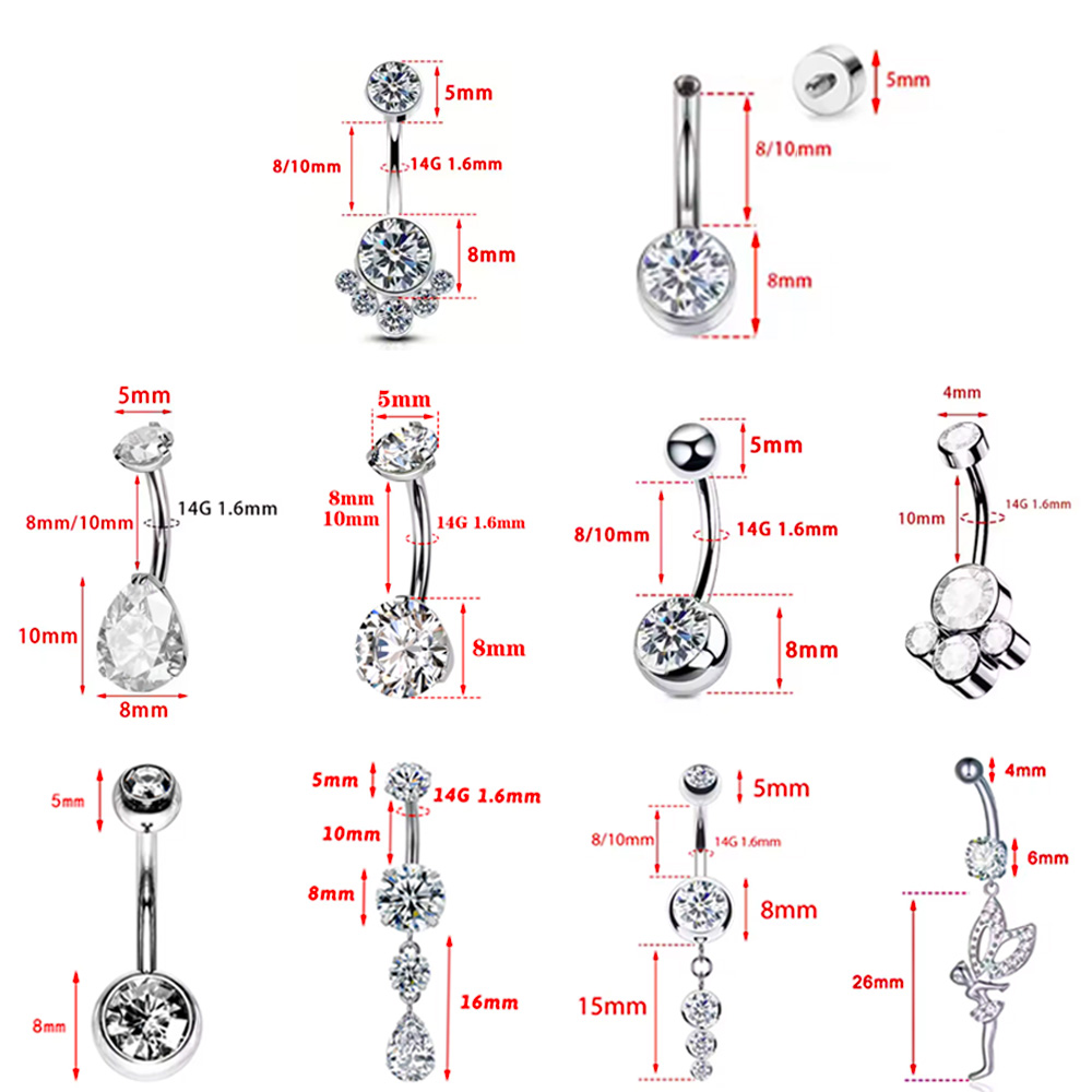 ASTM F136 Titanium 14G Hinged  - Body Jewelry For Sensitive Skin ulasan dan harga