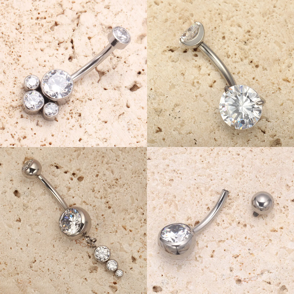ASTM F136 Titanium 14G Hinged  - Body Jewelry For Sensitive Skin ulasan dan harga