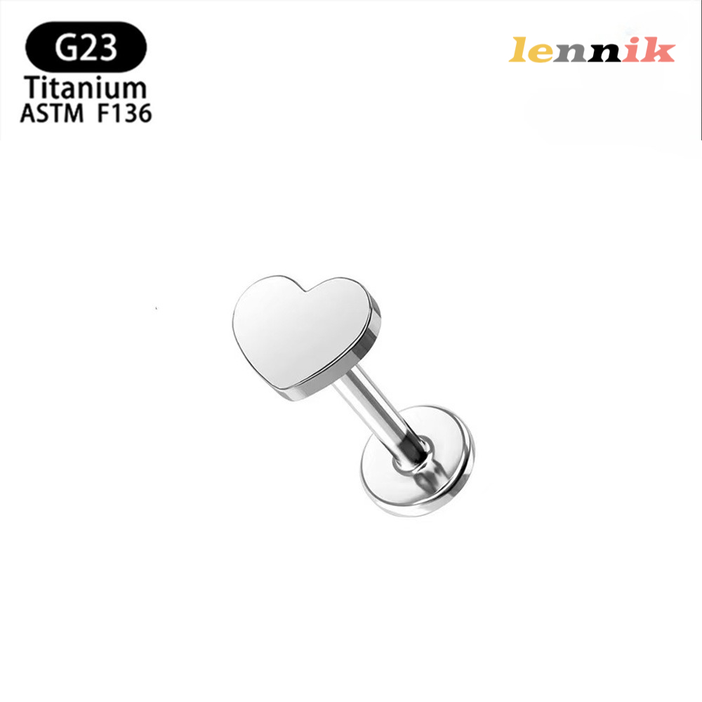 LENNIK F136 Titanium Alloy Cro - Body Jewelry Earrings ulasan dan harga