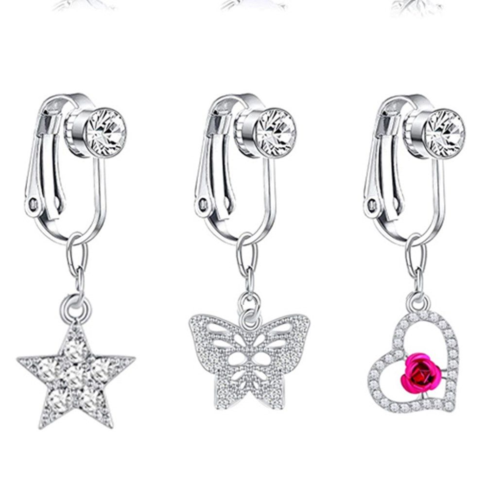Accessories Clip On Earrings C - Body Jewelry Earrings ulasan dan harga