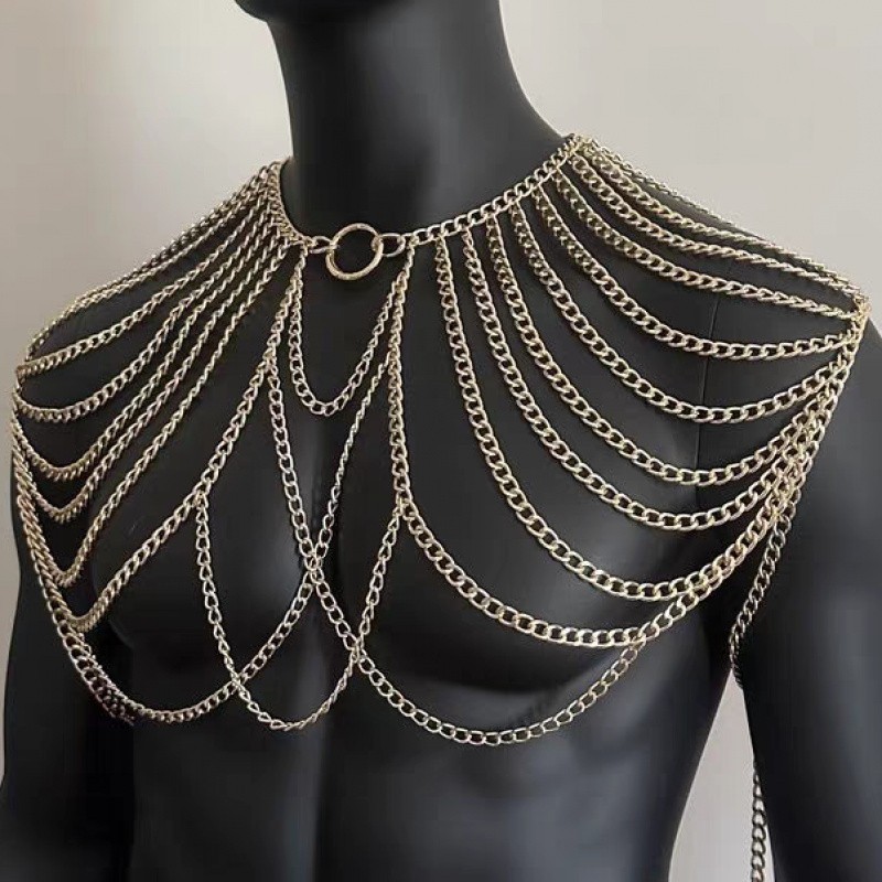Body Chain for Men Jewelry Lan - Body Jewelry For Men ulasan dan harga