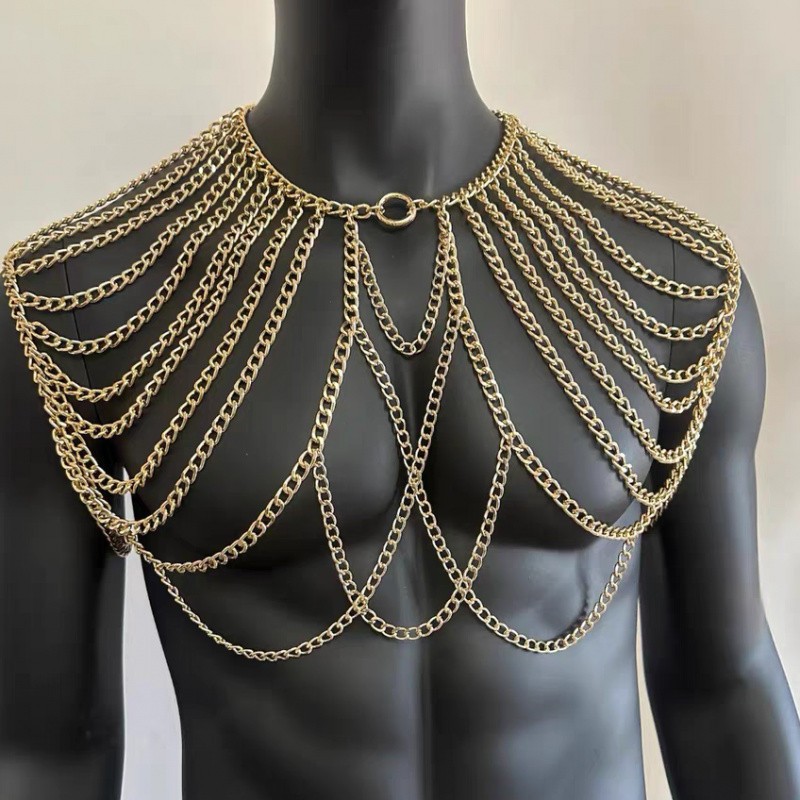 Body Chain for Men Jewelry Lan - Body Jewelry For Men ulasan dan harga