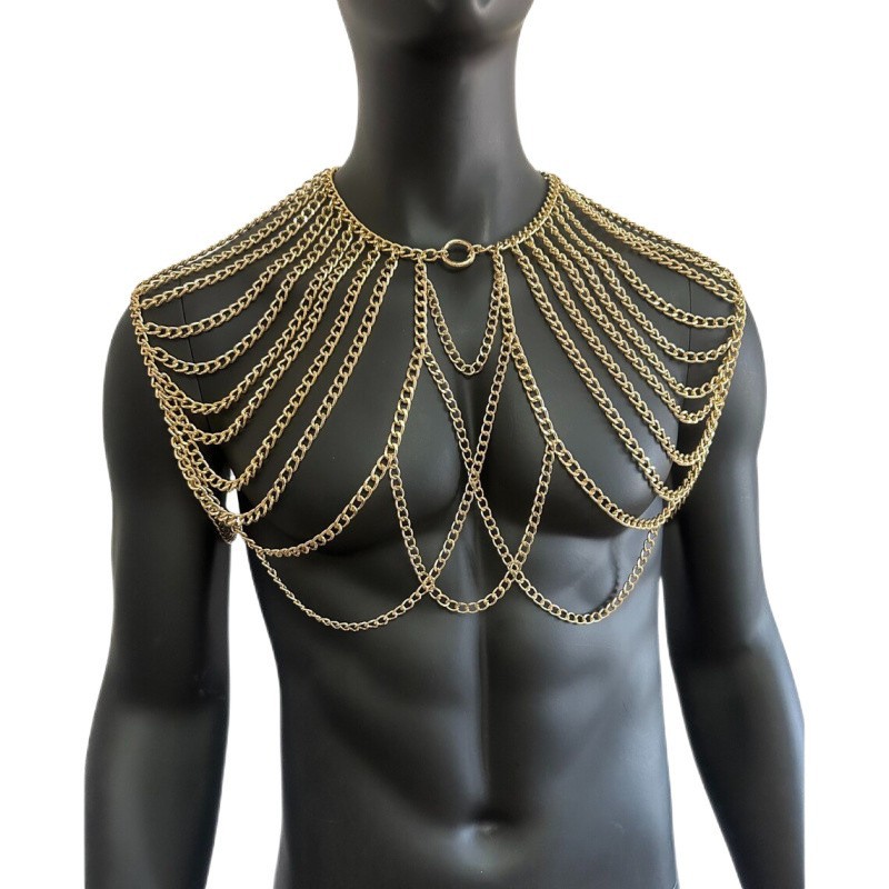 Body Chain for Men Jewelry Lan - Body Jewelry For Men ulasan dan harga