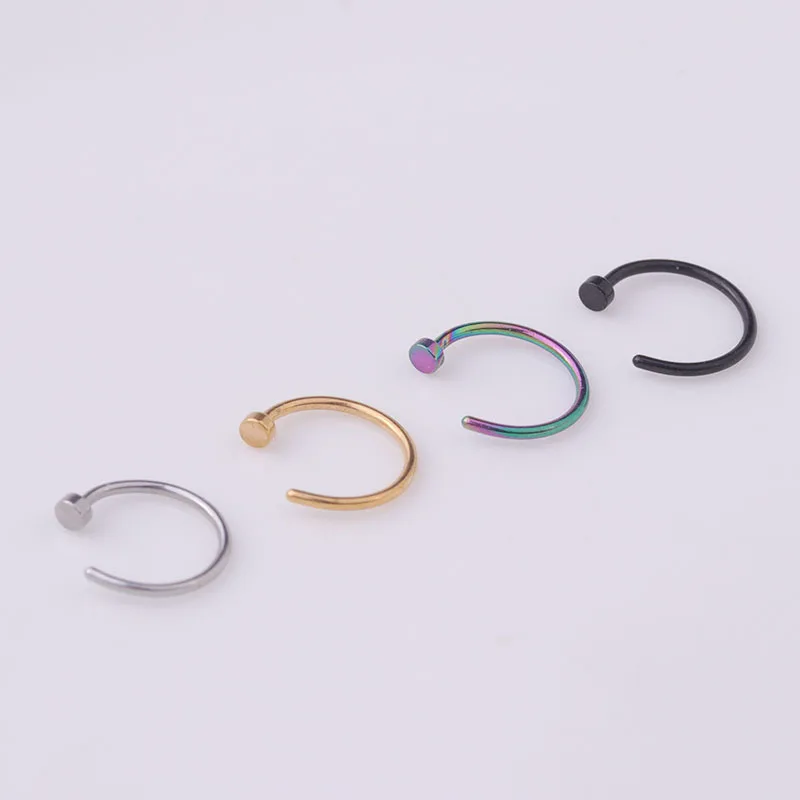 5pcs/lot 20G Nose Ring Hoop, 6 - Body Jewelry Earrings ulasan dan harga