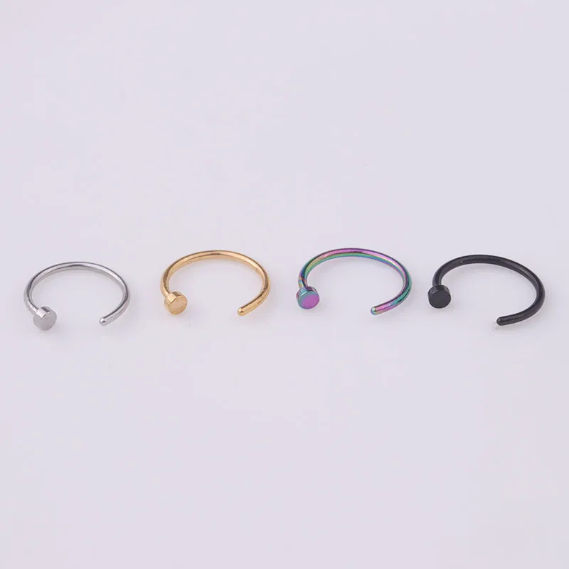 5pcs/lot 20G Nose Ring Hoop, 6 - Body Jewelry Earrings ulasan dan harga