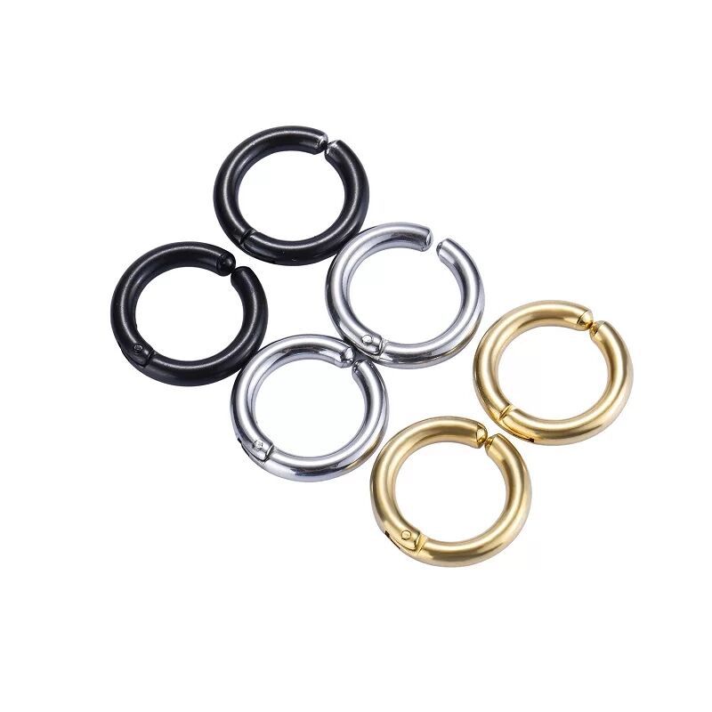 2/6Pcs Fake Huggie Hoop Earrin - Body Jewelry Earrings ulasan dan harga