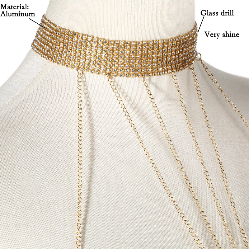Gold Color Body Chain Women  R - Body Jewelry For Sale ulasan dan harga