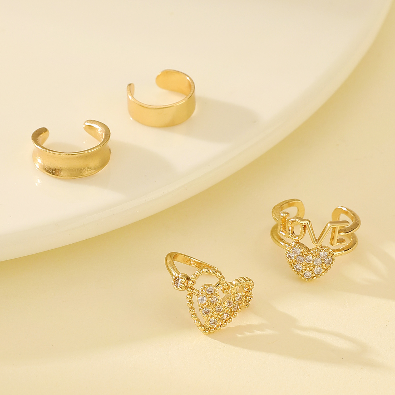 Korean Fashion Zircon Ear Clip - Body Jewelry Ear ulasan dan harga