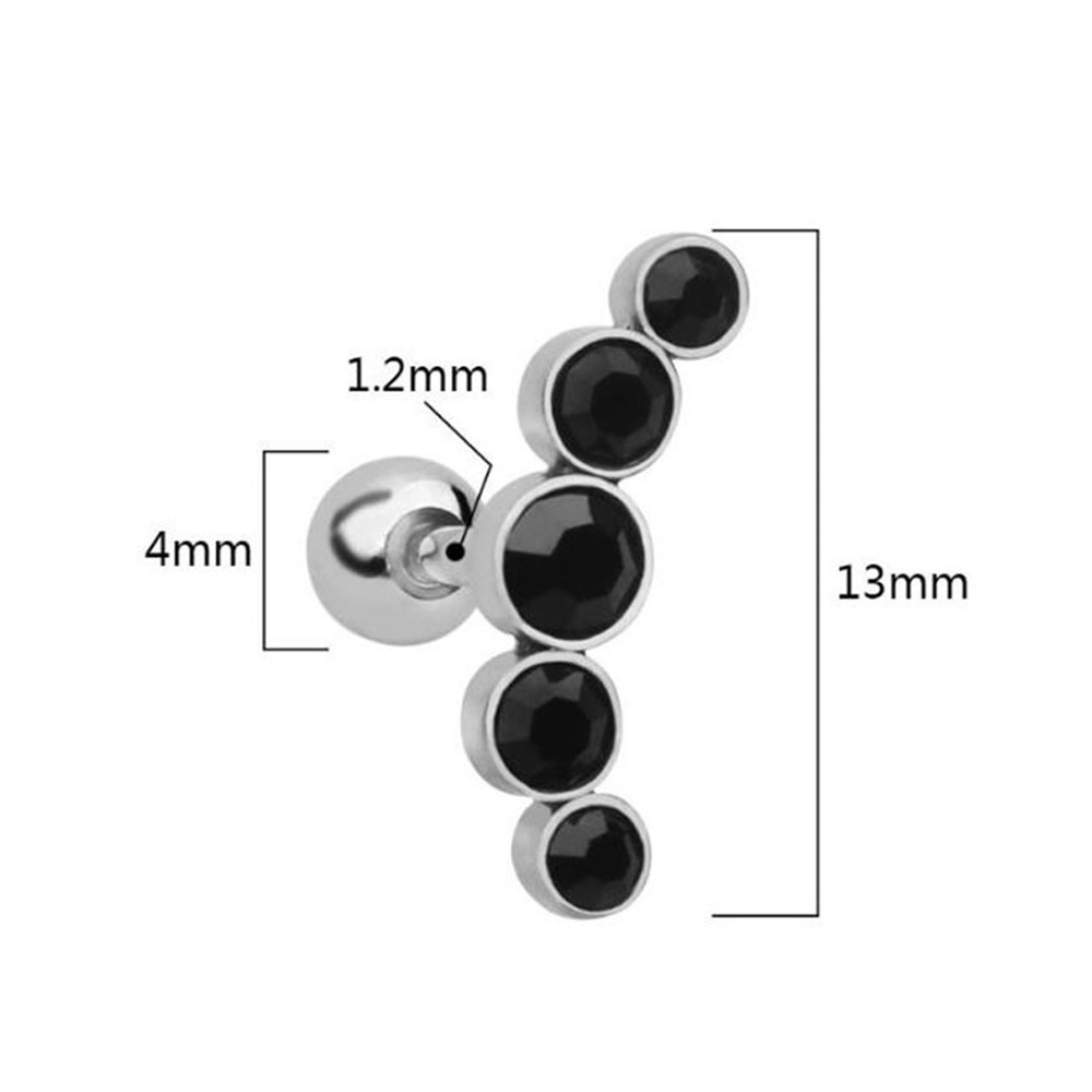 1Pcs Fashion 16G Stainless Ste - Body Jewelry Earrings ulasan dan harga