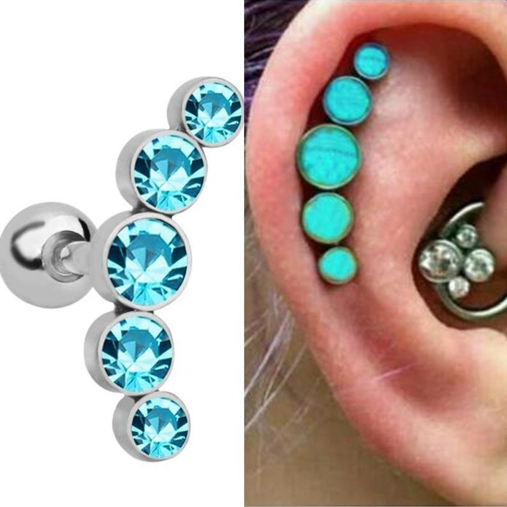 1Pcs Fashion 16G Stainless Ste - Body Jewelry Earrings ulasan dan harga