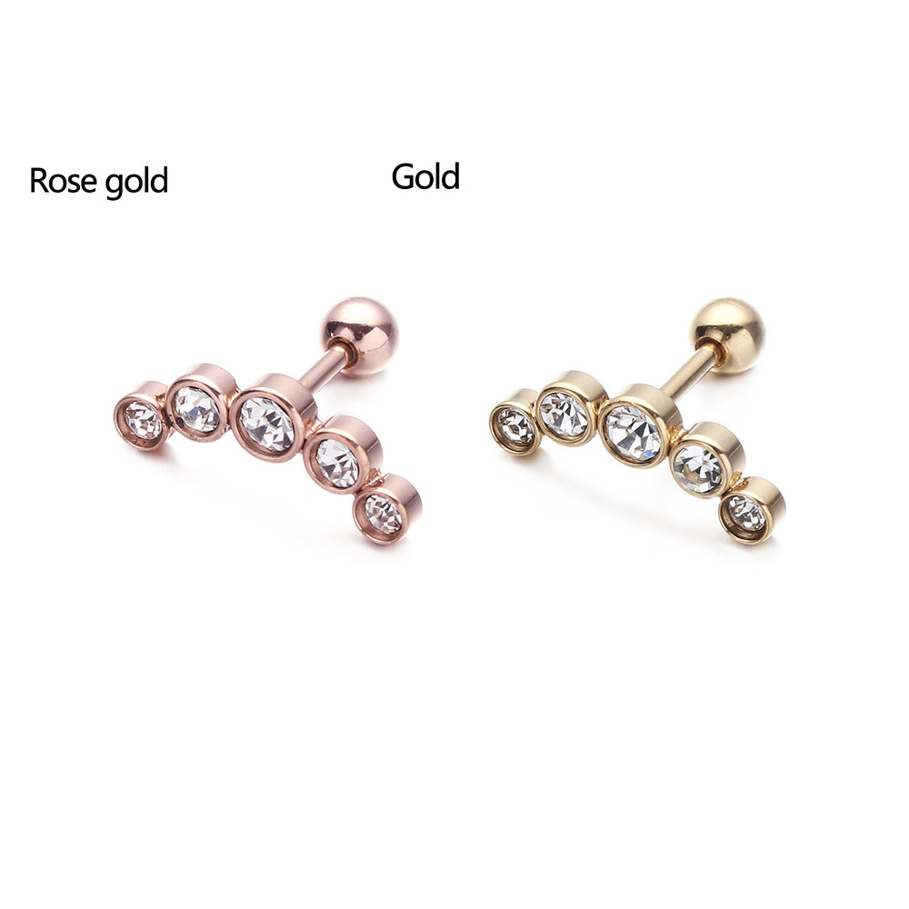 1Pcs Fashion 16G Stainless Ste - Body Jewelry Earrings ulasan dan harga