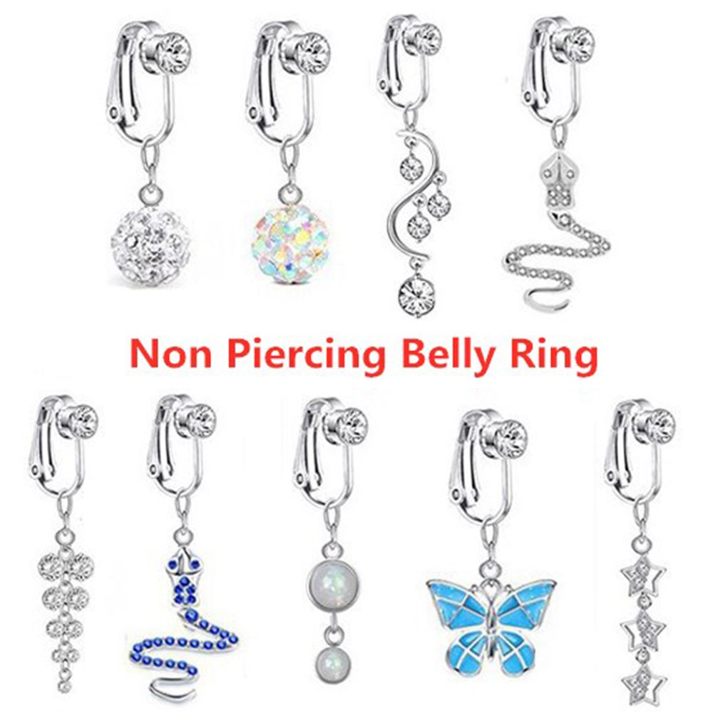 Accessories Women Clip On Earr - Body Jewelry Earrings ulasan dan harga