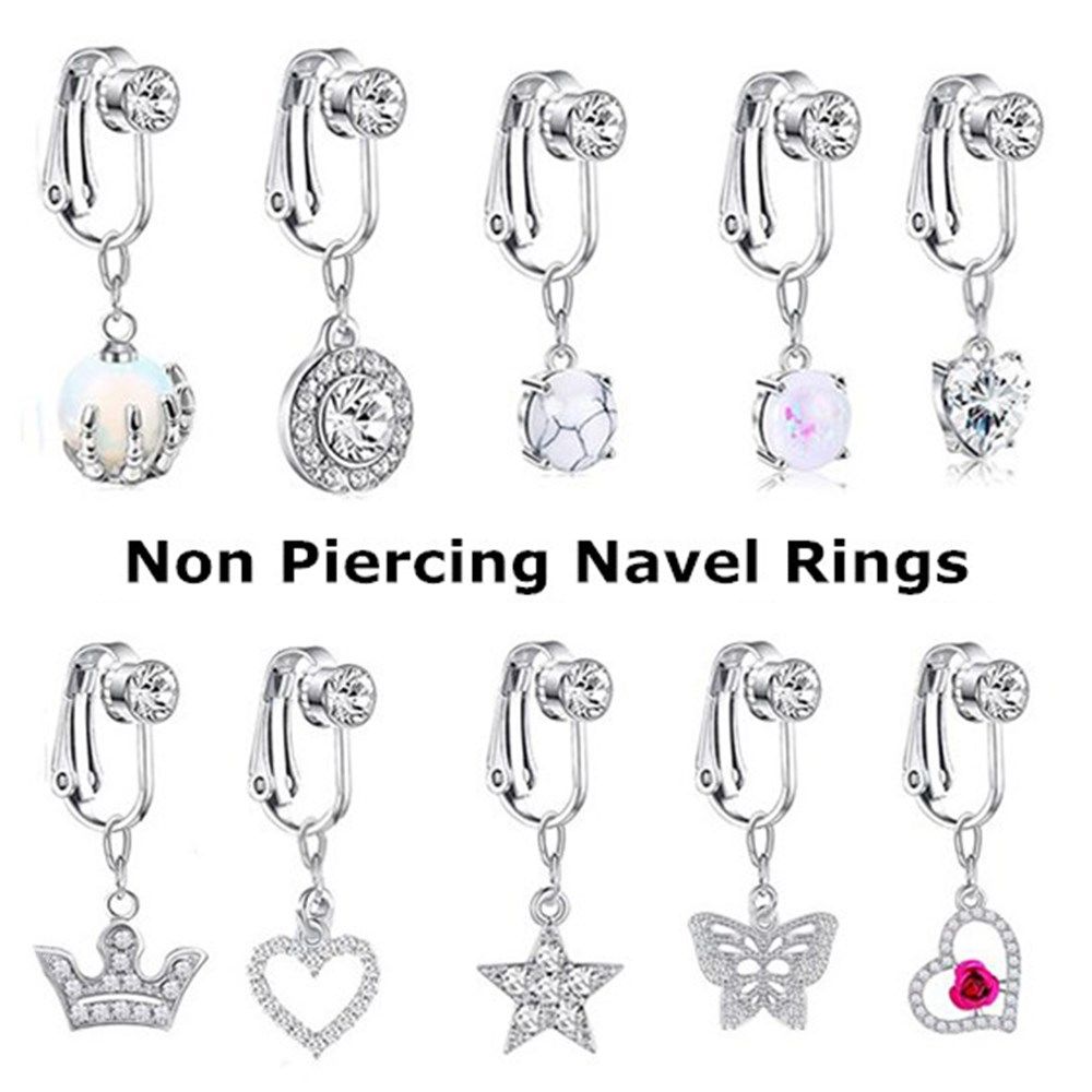 Accessories Women Clip On Earr - Body Jewelry Earrings ulasan dan harga
