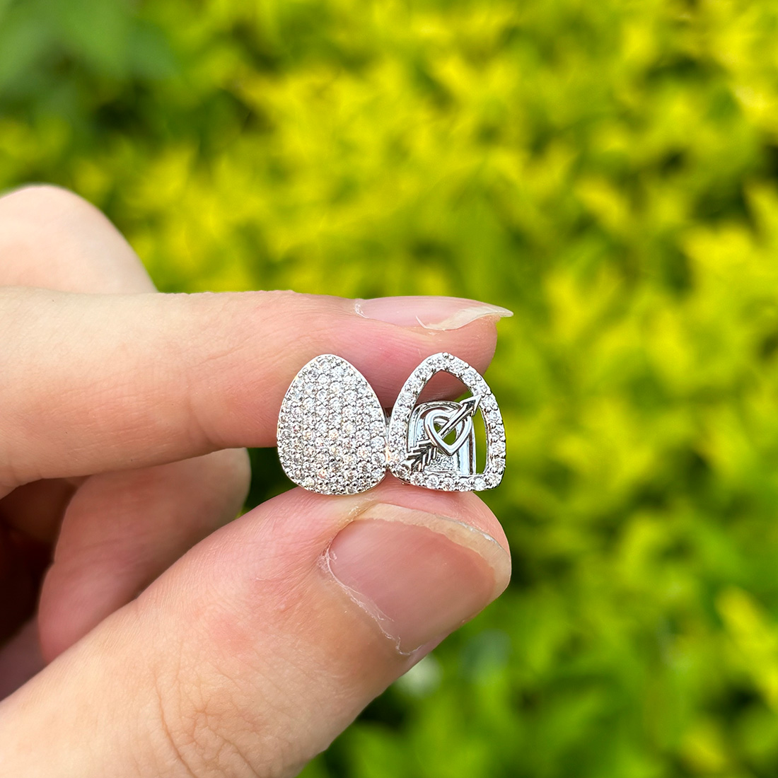 RACHELZ Hip Hop Double Love He - Body Jewelry For Men ulasan dan harga