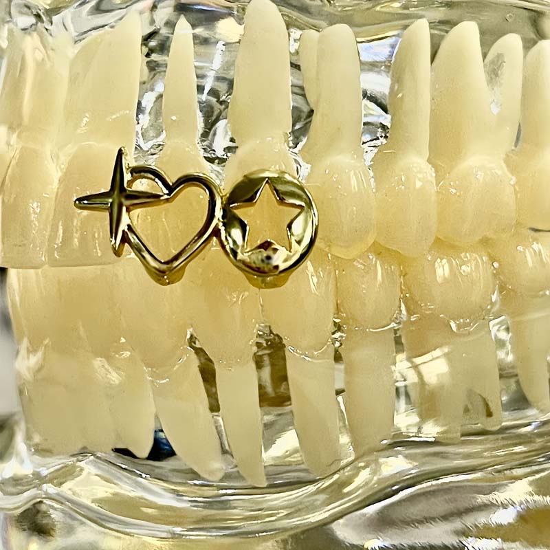 Punk Hip Hop Hollow Heart Teet - Body Jewelry For Men ulasan dan harga