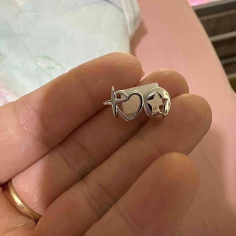 Punk Hip Hop Hollow Heart Teet - Body Jewelry For Men ulasan dan harga