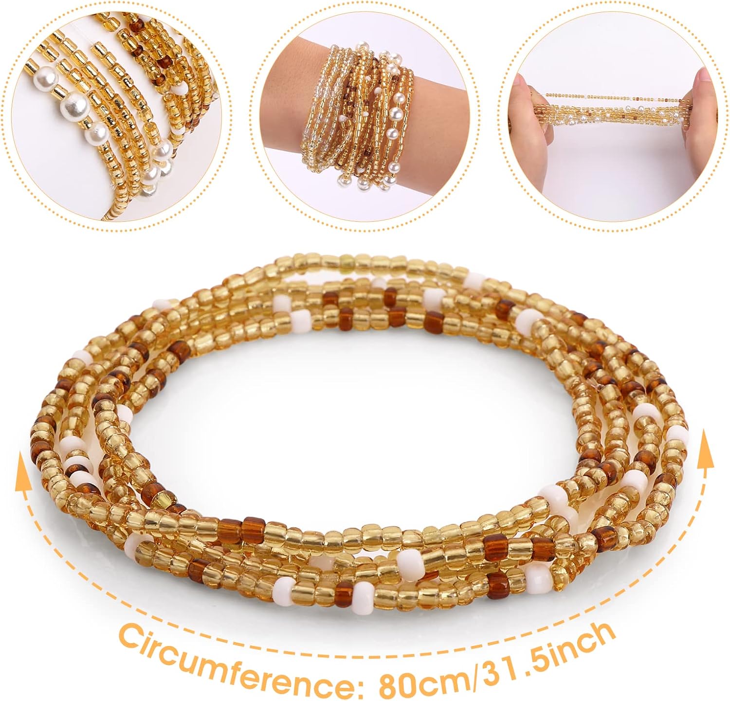 Waist Beads for Women Belly Be - Body Jewelry For Sale ulasan dan harga