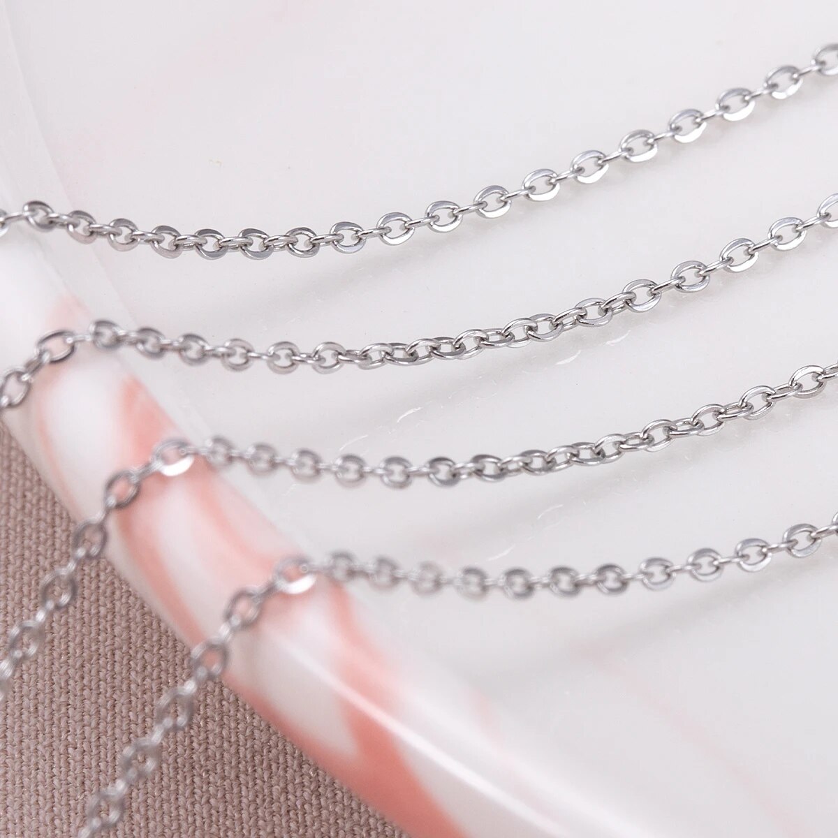 10Meters Stainless Steel O Sha - Body Jewelry Chains ulasan dan harga