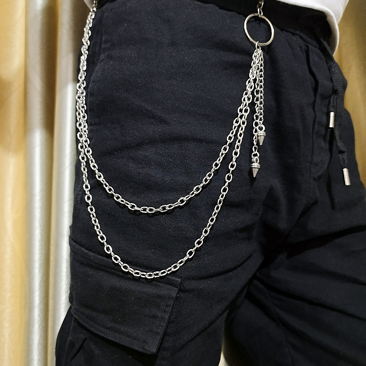 Punk Street Keychain Waist Cha - Body Jewelry For Men ulasan dan harga
