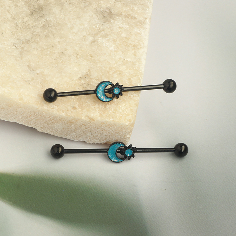 CZ Butterfly Barbell Earrings  - Body Jewelry Barbell ulasan dan harga