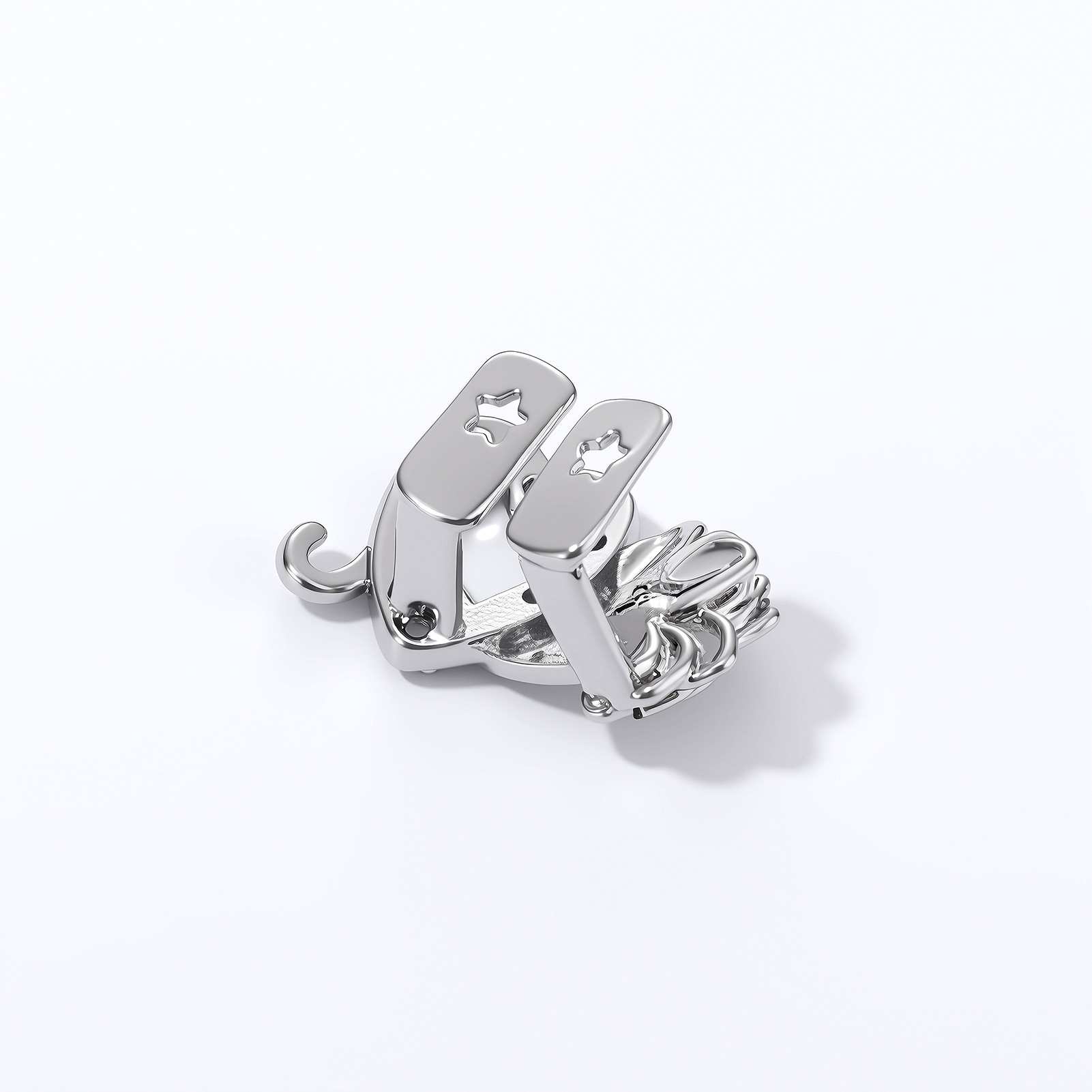 TOPGRILLZ Romantic Zircon Doub - Body Jewelry For Men ulasan dan harga