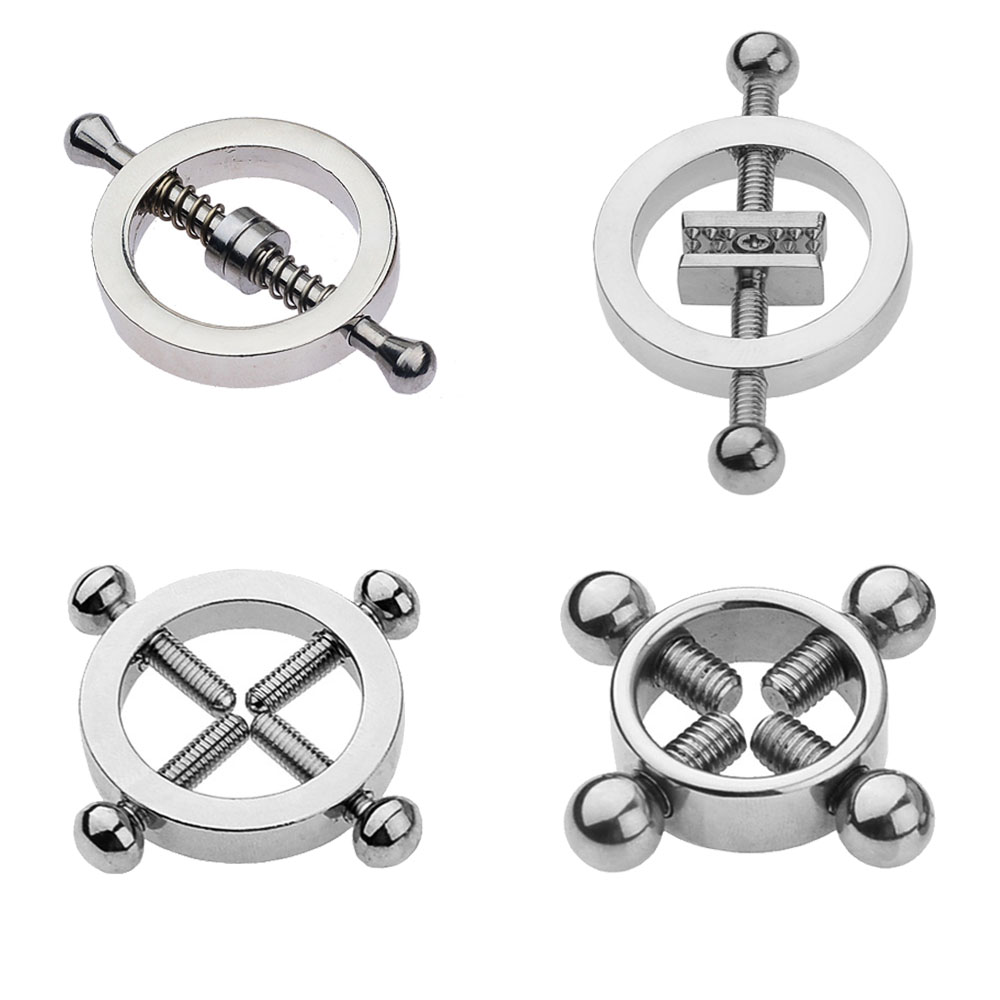 Funny Nipple Rings Stainless S - Body Jewelry Barbell ulasan dan harga