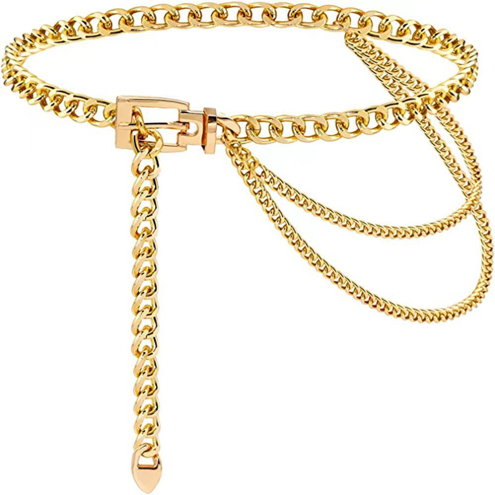 Punk Waist Chain Metal Belt La - Body Jewelry For Sale ulasan dan harga